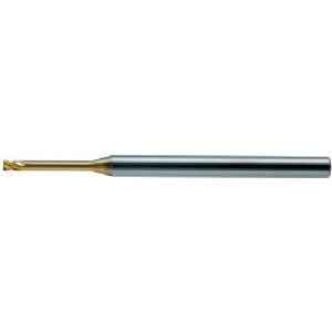 ユニオンツール 超硬エンドミルHLRS 4枚刃ロングネックラジアス φ2XR0.05×有効長8 HLRS4020-005-080