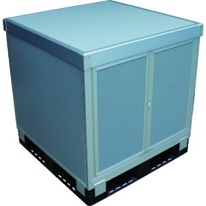 �y�����ʓr�z�y�����i�zTRUSCO �p���b�g�{�b�N�X �X�^�b�N�J�[�S1�ʊω����E3�ʃp�l���^�C�v 1100×1100×H500 SCP3T1-1150