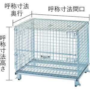 �y�����ʓr�z�y�����i�zTRUSCO �l�b�g�p���b�g���y�^ 800X1000X850 1500kg 2���t�^�t T0810GNF2