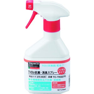 TRUSCO ���G�}TiO2�R�ہE���L�X�v���[ �m���K�X�^�C�v 270ml TC-TKS270