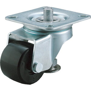 ユーエイ プレート式 自在 アジャスター付キャスター 強化ナイロン 車輪径65mm AFタイプ AF型 取付寸法80×80(75×75) AF-65