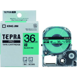 KING JIM �y�����z�u�e�v���vPRO�e�[�v 36mm �΃��x��/������ ����8m SC36G