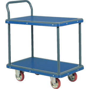 【送料別途】【直送品】アイケー プレス製運搬車 2段片袖型 204