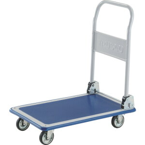 【送料別途】【直送品】TRUSCO プレス製台車 ドンキーカート 折りたたみ式740×480 101N