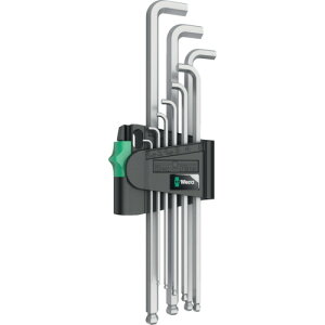 Wera 950PKLS/9SMSB �w�b�N�X�L�[�Z�b�g(�u���X�^�[) 073594