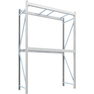 【送料別途】【直送品】TRUSCO パレットラック2トン用2300X900XH3500 2段 単体 2D-35L23-09-2