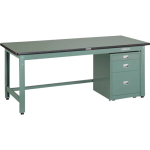 【送料別途】【直送品】TRUSCO GWR型作業台 1500X750XH740 3段キャビネット付 GWR-1575UDC111