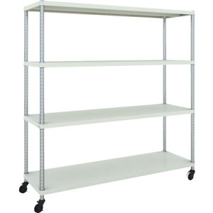 �y�����ʓr�z�y�����i�zTRUSCO �X�`�[�����b�N �t�F�j�b�N�X���b�N 1500X450 4�i U�ԗ֕t W�F �R�ە��̓h�� PER-5544-U125-W