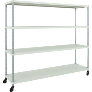 �y�����ʓr�z�y�����i�zTRUSCO �X�`�[�����b�N �t�F�j�b�N�X���b�N 1800X450 4�i U�ԗ֕t W�F �R�ە��̓h�� PER-5644-U125-W