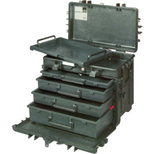 【送料別途】【直送品】バーコ 4段式リジットキャスターケース 4750RCWD4