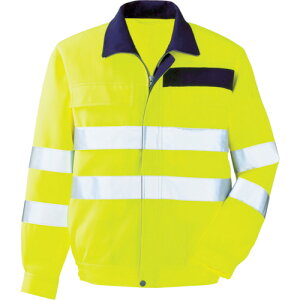ミドリ安全 高視認 ブルゾン イエロー LL VE 324-UE-LL
