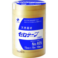 【欠品納期未定】ニチバン セロテープ 405 15mm×70m バイオマスマーク認定製品 10巻 405-15X70