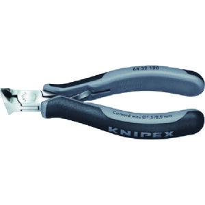 KNIPEX 6432-120ESD エレクトロニクスエンドカッティングニッパー 6432-120ESD