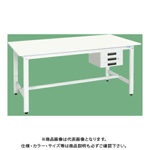 【送料別途】【直送品】サカエ SAKAE 軽量作業台(抗ウイルス天板) キャビネット3段 W900×D600×H800 ホワイト KH-38CVPW
