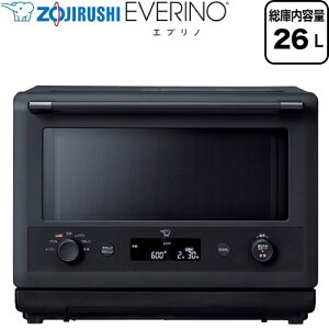 [ES-GY26-BA] EVERINO �G�u���m �ۈ� �d�C�I�[�u�������W �d���FAC100V�i50/60Hz�j 26L ����d�́F�����W1420W �u�c�܂Ń��W�O���v �u���b�N �y���������z