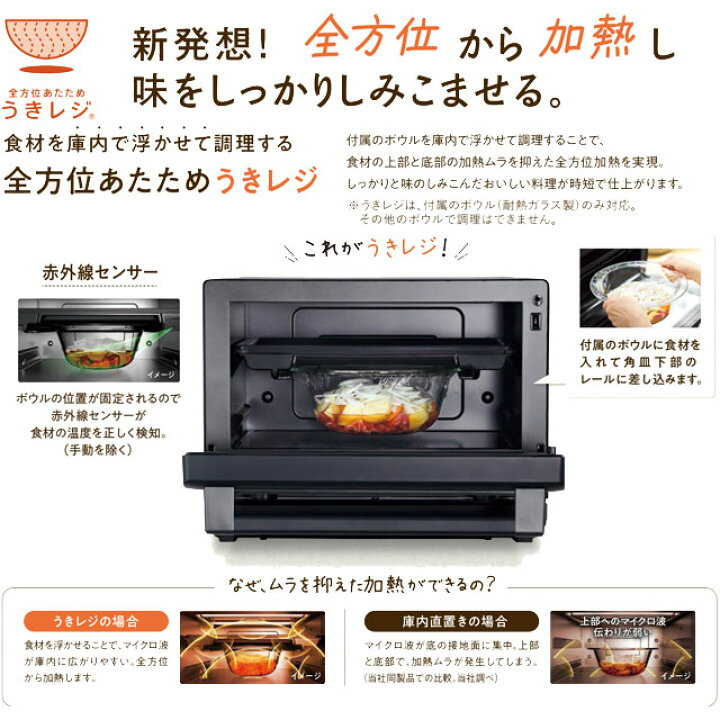 楽天市場】[ES-GW26-WA] EVERINO エブリノ 象印 電気オーブンレンジ 