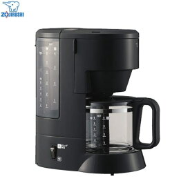 [EC-MA60-BA] 珈琲通 象印 コーヒーメーカー コーヒーカップ約1〜6杯分（カップ1杯分約120ml） ドリップ方式 お手入れカンタン 目盛りつきガラス容器（ジャグ） ブラック 【送料無料】