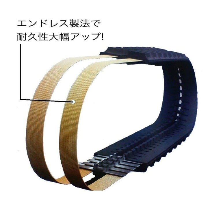 楽天市場】ヤナセ10-18HST除雪機用ゴムクローラー230×72×37|2.5年保証 