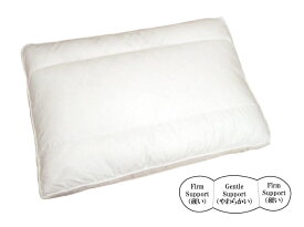 ダウンピロー（羽毛枕）【バックスリーパー】仰向けで眠る時が多い方におすすめ♪　Mサイズ 43×63cm