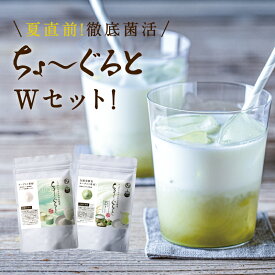 ちょーぐるとWセット 5兆2000億個の乳酸菌を体験。乳酸菌＆ビフィズス菌 美粉屋|サプリメント 乳酸菌ドリンク 乳酸菌サプリ 送料無料 プレバイオティクス シンバイオティクス ちょーぐると セット