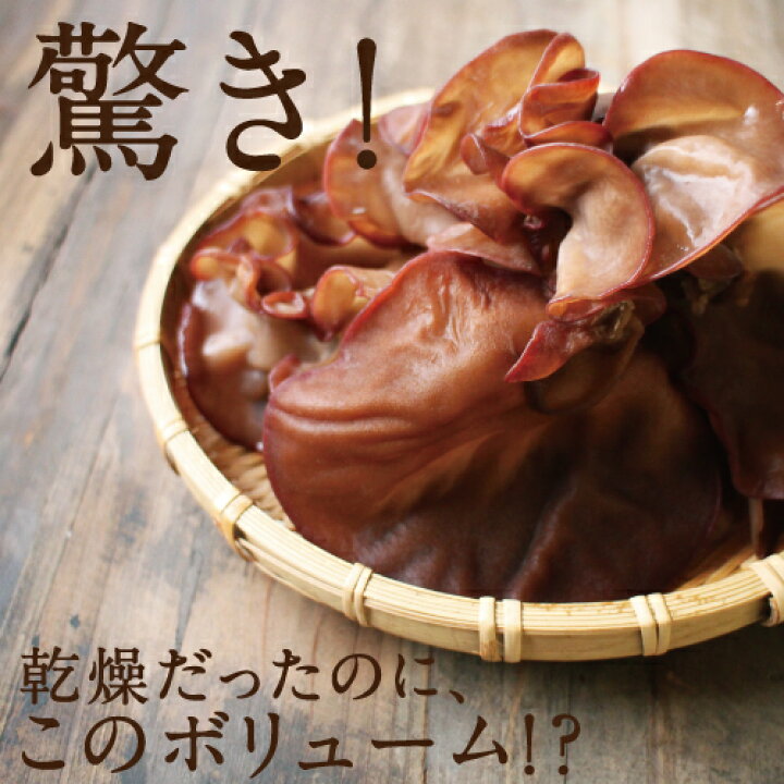楽天市場】きくらげ タマチャンの無農薬・国産きくらげ--500g（250g×2 