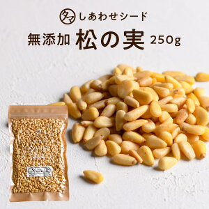 【送料無料】松の実 250g(無添加 無塩 ナチュラル)完全無添加！！特級AAグレードの生の松の実です。大粒でおそらく日本に入ってくる中で最高級ランクの品質です。【Pine nut/無塩/無油/無着色