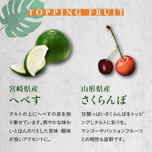 フルーツタルト『しあわせ南国タルト』【送料無料】ヘルシーフードマイスター渾身!素材にこだわり、フルーツをたっぷり使用した、健康・美容に嬉しいケーキ|マンゴーパッションフルーツへべすトロピカルロースイーツ砂糖不使用スイーツケーキプロテインフード