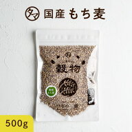 【TVで話題沸騰】 もち麦 国産 無添加 (500g) 送料無料 もっちりプチプチとした食感と食物繊維が豊富！高…