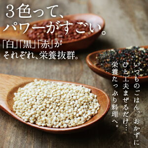 【送料無料】3種トリプルミックスキヌア-300g本場ペルーのスーパーフード「21世紀の主要食」と言われる高栄養雑穀!ミネラル ビタミン タンパク質 食物繊維!キヌア・ブラックキヌア・レッドキヌア配合雑穀|トリプルキヌア お取り寄せ キヌアミックス