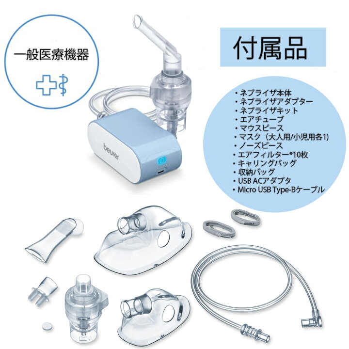 楽天市場】【クーポン配布中】バッテリー式ネブライザ 携帯型吸入器 