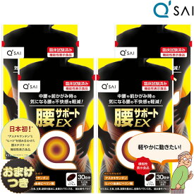 キューサイ 腰サポートEX 315mg×90粒入 4袋まとめ買い おまけ アスタキサンチン ヒハツ 筋肉 筋力 血流 血行 サプリメント