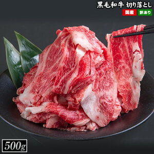 黒毛和牛 切り落とし こま切れ肉 送料無料 メガ盛り 500g 便利な真空パック 国産 小間切れ 細切れ 牛肉 牛丼 肉 和牛 ウデ モモ 切り落とし こまぎれ まとめ買い《ご選択の納期以内に発送》