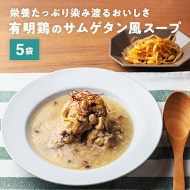 佐賀県産有明鶏のサムゲタン風スープ 5袋セット 石井食品