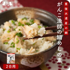 がんこ漁師の鯛めしの素 2合用 タイ 鯛 鯛入り 鯛めし 鯛飯 鯛丼 おつまみ レトルト 簡単 豊後水道 九州 お取り寄せ グルメ ギフト プレゼント 贈り物 送料無料