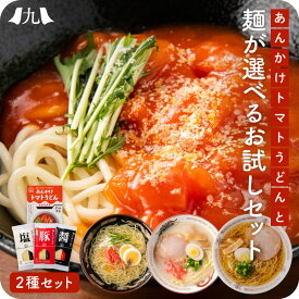 「田中の麺家 お試しセット」 あんかけトマトうどん と 選べる ラーメン ポスト投函 メール便 1000円 台 ラーメン 豚骨 醤油 塩 九州 お取り寄せ グルメ ギフト プレゼント 贈り物 送料無料 内祝い お祝い 御礼