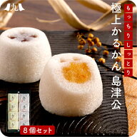 【島津公2種8個入り】 かるかん 桜島小みかん みかん餡 小豆 こし餡 個包装 鹿児島 銘菓 あんこ スイーツ…