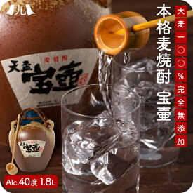 天盃 宝壷 40度 1800ml 麦 焼酎 お酒 柄杓 ロック 水割り ストレート お湯割り 九州 お取り寄せ グルメ ギフト プレゼント 贈り物 送料無料 内祝い お祝い 御礼