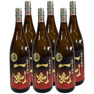 一剣 25° 1800ml 6本セット 九州限定 芋焼酎 老松酒造 送料無料