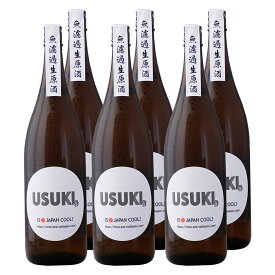 特別純米酒 無濾過生原酒 USUKI 17°1800ml　6本セット　久家本店