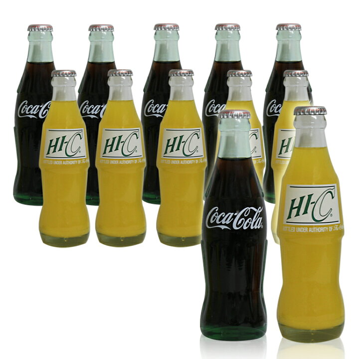 楽天市場】コカ・コーラ瓶とHi-Cオレンジ瓶 ノスタルジースペシャル 