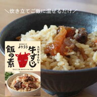 九州産黒毛和牛 牛すじ飯の素【よかろう】混ぜご飯の素　2合用