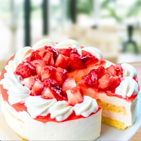 【SS大特価】スカイベリーショートケーキ 4号（直径12cm）　濃厚な甘みとジューシーな果汁 大粒スカイベリーの贅沢ショートケーキ