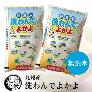 (お買い物マラソンポイント2倍)(令和2年産新米)(送料無料) 【無洗米】洗わんでよかよ5kg×2袋【10kg】