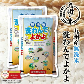 【令和5年産】送料無料 無洗米 洗わんでよかよ10kg（5kg×2袋）