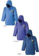 レインウエア スミクラ J-218 マリンパーカ M～EL 水産用合羽 レインパーカ 防水 フード着脱式