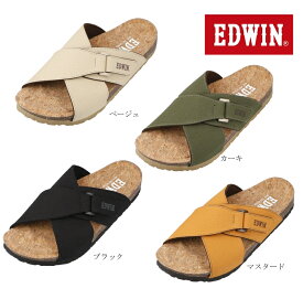 【EDWIN】EW9302　エドウイン　紳士サンダル 　25-28cm 天然コルク フットベット　トランソニック