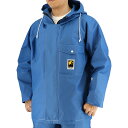 弘進ゴム　MR-3710　マリンパーカー　ブルー（上衣のみ)　水産用合羽レインウェア　弘進ゴム(上下別売り) S-4L