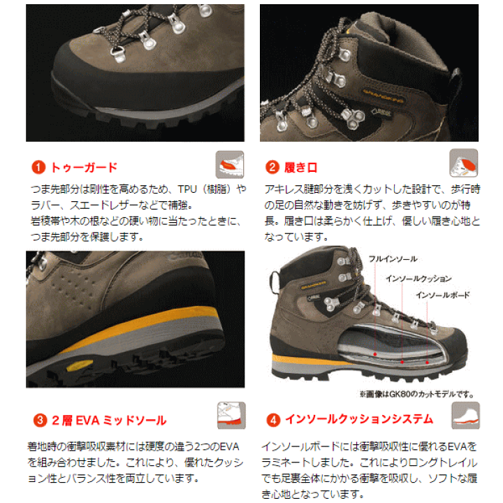 Caravan - グランドキング登山靴 GK80 26cm キャラバン GK8X – 登山靴/トレッキングシューズ/登山ギアの キャラバン公式
