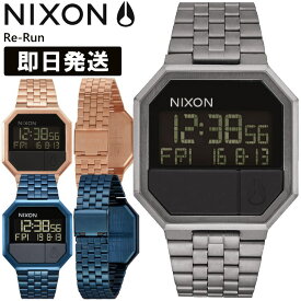 NIXON ニクソン 腕時計 メンズ レディース Re-Run リラン 時計 プレゼント ギフト All Gunmetal オールガンメタル Blue ブルー All Rose Gold オールローズゴールド 国内正規品【キャンセル返品交換不可】【沖縄配送不可】