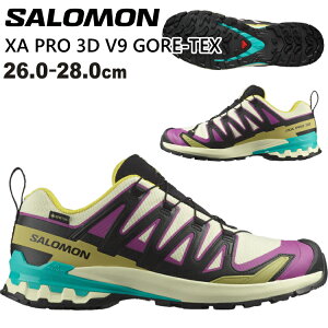 SALOMON �T������ XA PRO 3D GTX �S�A�e�b�N�X �g���C�������j���O �V���[�Y �g������ �����Y XA PRO 3D V9 GORE-TEX �j���p�g�������V���[�Y L47881700�y����z���s�z